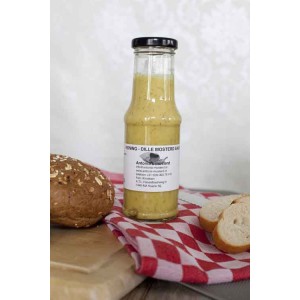 Honing-dille mosterdsaus 200 gram